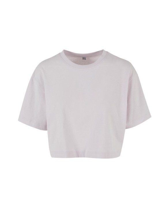 T-shirt personnalisable BUILD YOUR BRAND LADIES SHORT OVERSIZED TEE