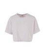 T-shirt BUILD YOUR BRAND LADIES SHORT OVERSIZED TEE voor bedrukking &amp; borduring