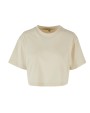 T-shirt BUILD YOUR BRAND LADIES SHORT OVERSIZED TEE voor bedrukking &amp; borduring