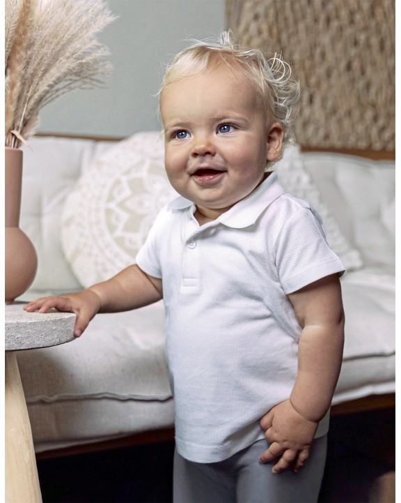 LINK KIDS WEAR Organic Baby Polo Short Sleeve Teddy 01 Poloshirt personalisierbar