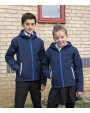 Softshell personnalisable RESULT Youth TX Performance Hooded Soft Shell Jacket