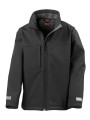 RESULT Junior Classic Soft Shell Jacket noir personnalisable