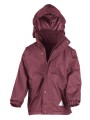 RESULT Junior Reversible Stormdri 4000 Fleece Jacket Burgundy/Burgundy personnalisable