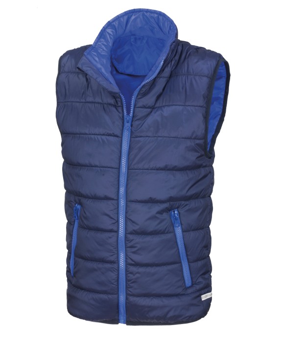 RESULT Youth Soft Padded Bodywarmer Jacke personalisierbar