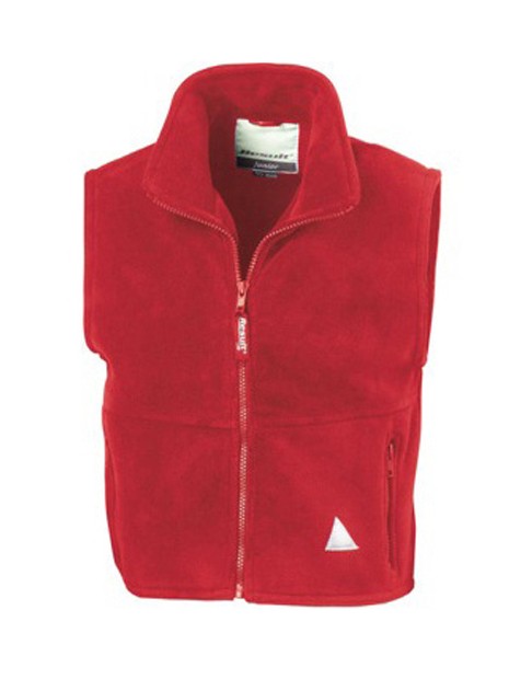 RESULT Youth Polartherm™ Bodywarmer rouge personnalisable