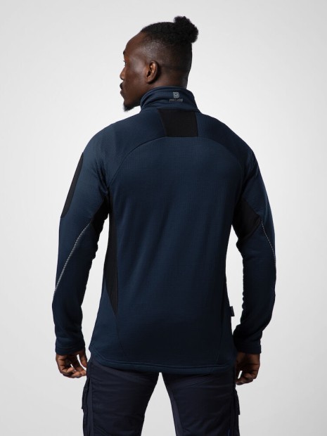 Laines polaires à personnaliser PROJOB 3319 VESTE MICROPOLAIRE bleu marine