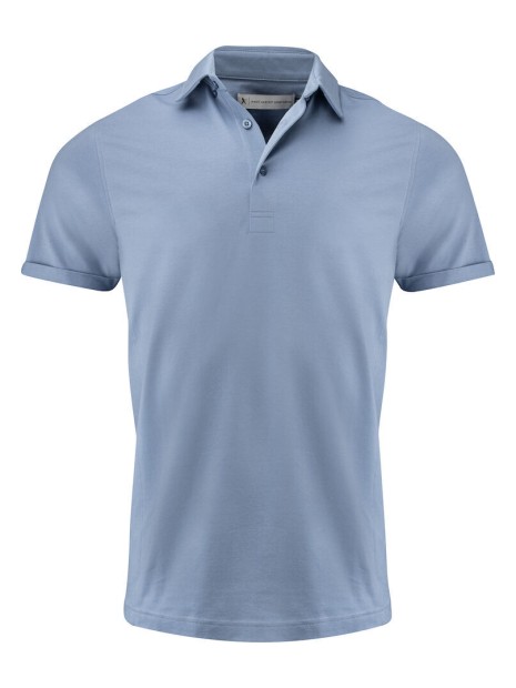 JAMES-HARVEST American Supreme 
Polo Hommes Summer Blue personnalisable