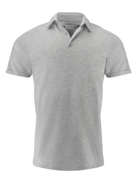 JAMES-HARVEST American Supreme 
Polo Hommes gris chiné personnalisable