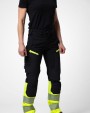 Broek PROJOB 6538 DAMES SIGNALISATIE STRETCHBROEK EN ISO 20471 KLASSE 1 voor bedrukking &amp; borduring