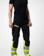 Pantalon personnalisable PROJOB 6538 PANTALON DE SERVICE STRETCH FEMME EN ISO 20471 CLASSE 1
