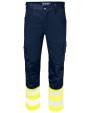 Broek PROJOB 6537 SIGNALISATIE STRETCHBROEK MET KNIEZAKKEN EN ISO 20471 KLASSE 1 voor bedrukking &amp; borduring