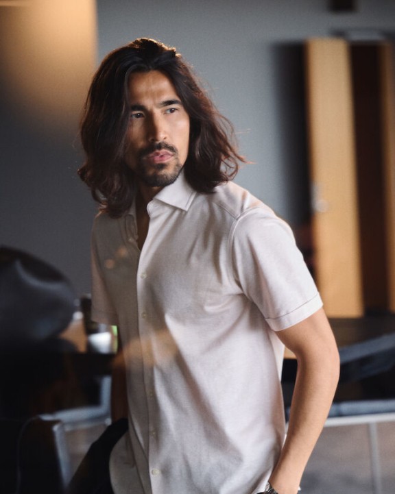 Chemise personnalisable J. HARVEST & FROST Indigo Bow 133 S/S 
Chemise Tailored Fit Hommes