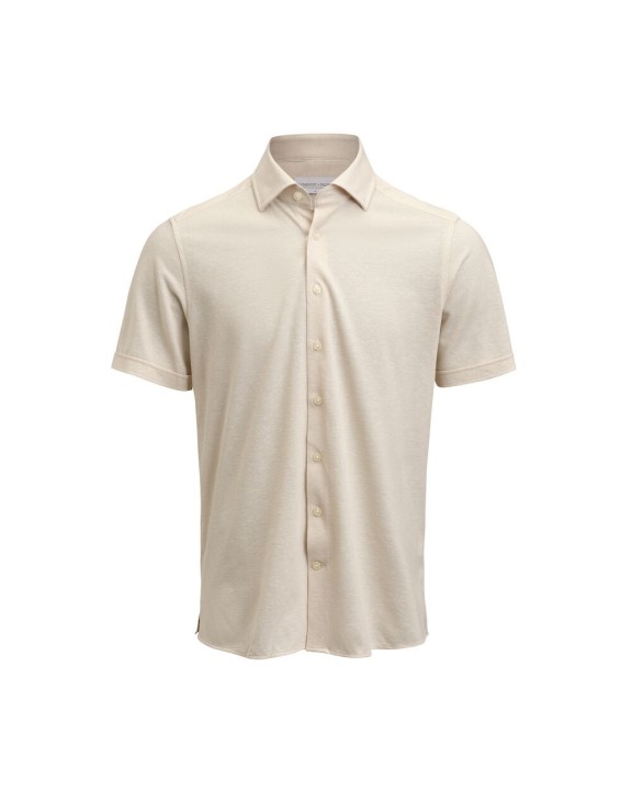 Hemd J. HARVEST & FROST Indigo Bow 133 S/S 
Hemd Tailored Fit Heren voor bedrukking &amp; borduring