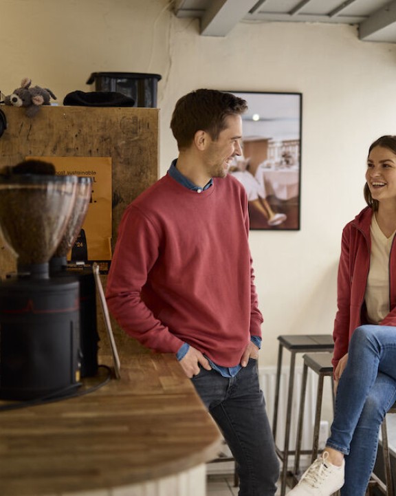 Jas COTTOVER KEY FZ HOOD LADY voor bedrukking &amp; borduring