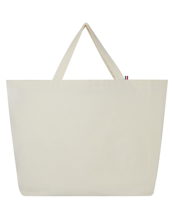 4DO Cannes 200 g/m² Shopper Tragetasche aus recyceltem Material 10L Tote Bag personalisierbar