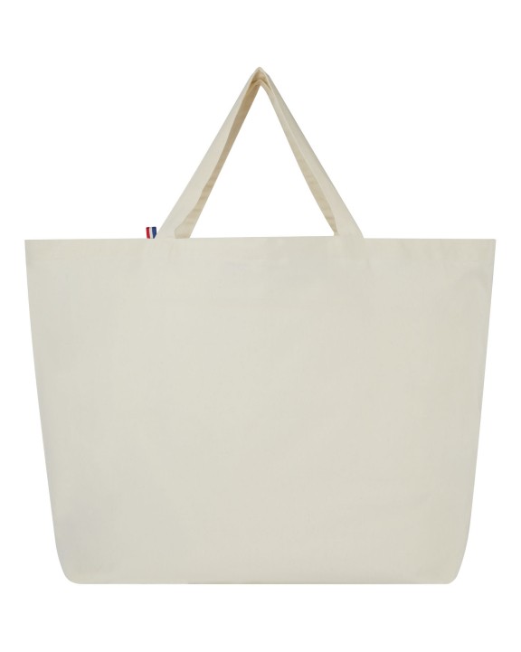 Tote bag personnalisable 4DO Sac shopping Cannes en tissu recyclé de 200 g/m2 10L