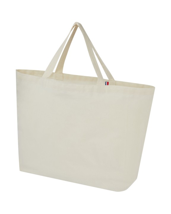 4DO Cannes 200 g/m² Shopper Tragetasche aus recyceltem Material 10L Tote Bag personalisierbar