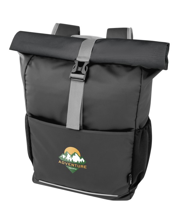 4DO Aqua 15" wasserabweisende Fahrradtasche aus GRS Recyclingmaterial 20 L Tasche personalisierbar