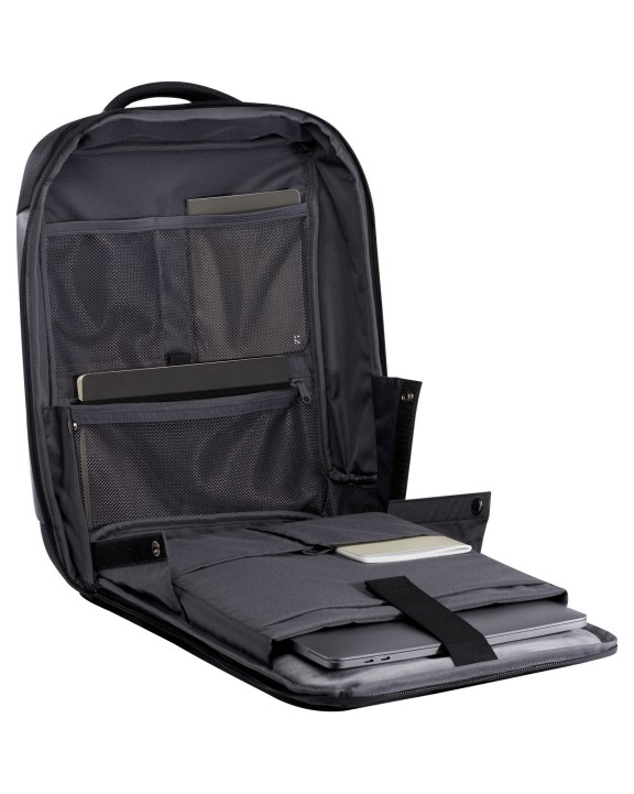 4DO Expedition Pro 15,6" kompakter Laptop-Rucksack GRS Recyclingmaterial 12 L Tasche personalisierbar