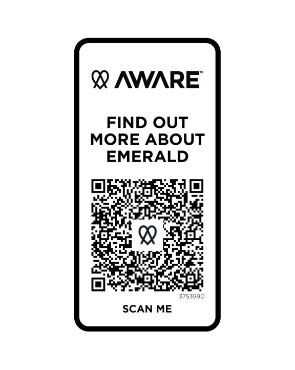 ELEVATE Emerald Aware™ Polo Unisex aus recyceltem Material Poloshirt personalisierbar