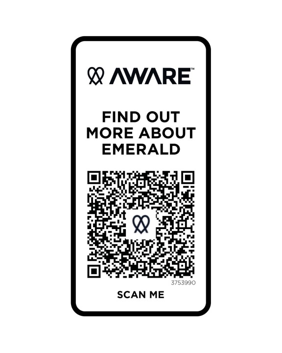 ELEVATE Emerald Aware™ Polo Unisex aus recyceltem Material Poloshirt personalisierbar
