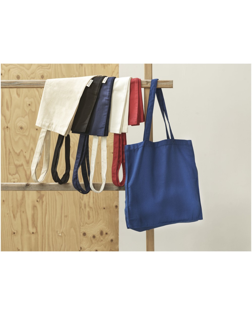 Tote bag personnalisable 4DO Sac shopping Odessa recyclé de 220 gr/m²
