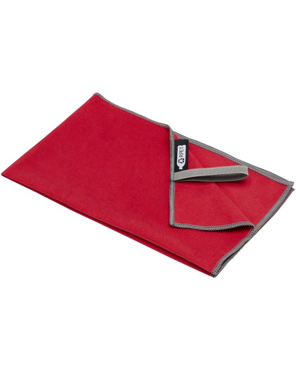 Produit éponge personnalisable 4DO Serviette Pieter certifiée GRS ultra-légère et à séchage rapide 30 x 50 cm