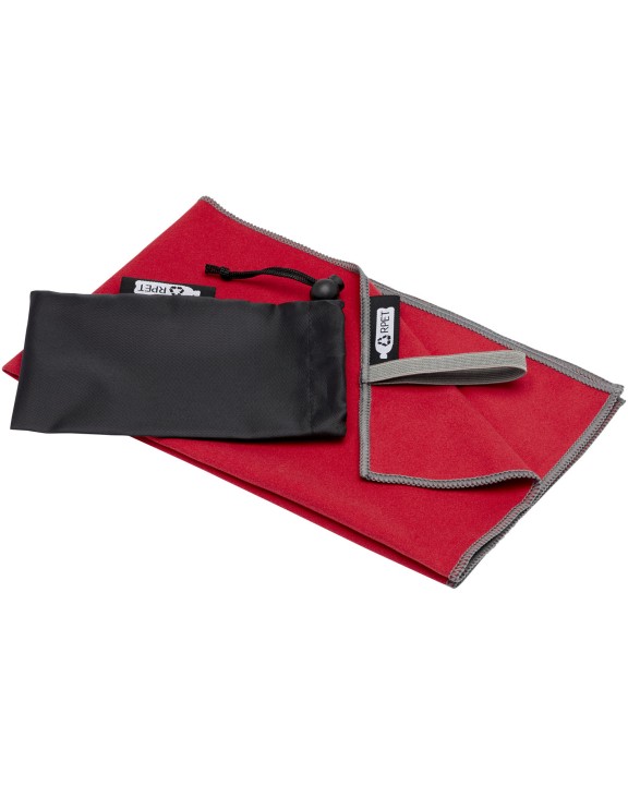 Produit éponge personnalisable 4DO Serviette Pieter certifiée GRS ultra-légère et à séchage rapide 30 x 50 cm