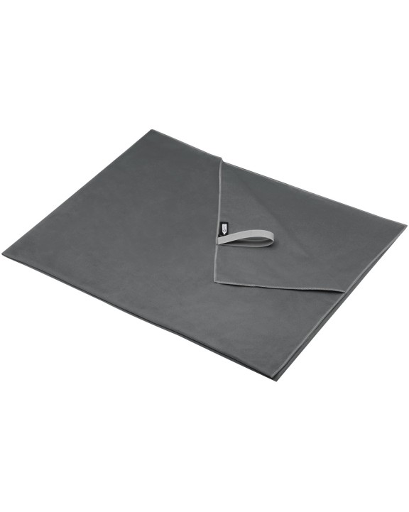 Produit éponge personnalisable 4DO Serviette Pieter certifiée GRS ultra-légère et à séchage rapide 100 x 180 cm