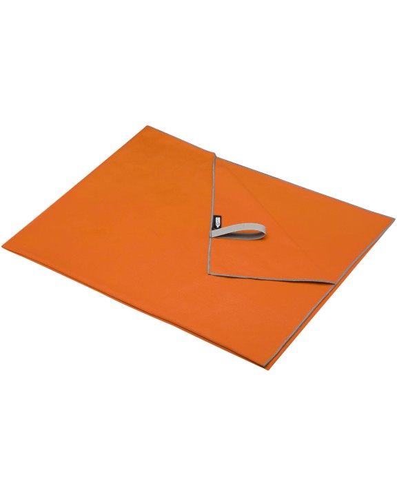 Produit éponge personnalisable 4DO Serviette Pieter certifiée GRS ultra-légère et à séchage rapide 100 x 180 cm