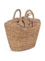 KIMOOD Sac panier demi-lune en jonc de mer  personnalisable