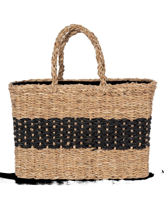 KIMOOD Korbtasche aus Seegras Tasche personalisierbar