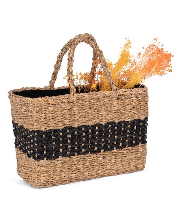 Sac & bagagerie personnalisable KIMOOD Sac panier en jonc de mer