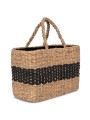 KIMOOD Sac panier en jonc de mer  personnalisable