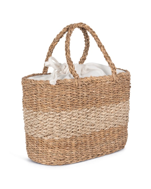 KIMOOD Jutetasche aus Seegras Tasche personalisierbar