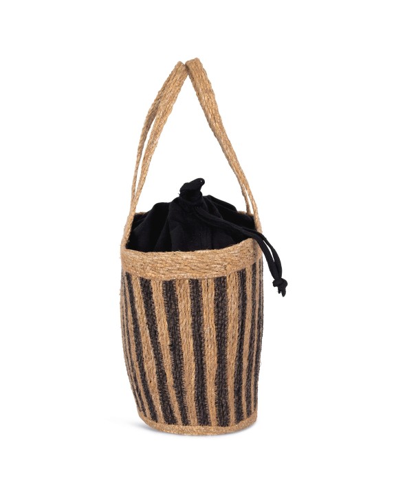 Sac & bagagerie personnalisable KIMOOD Sac panier rayé en jonc de mer