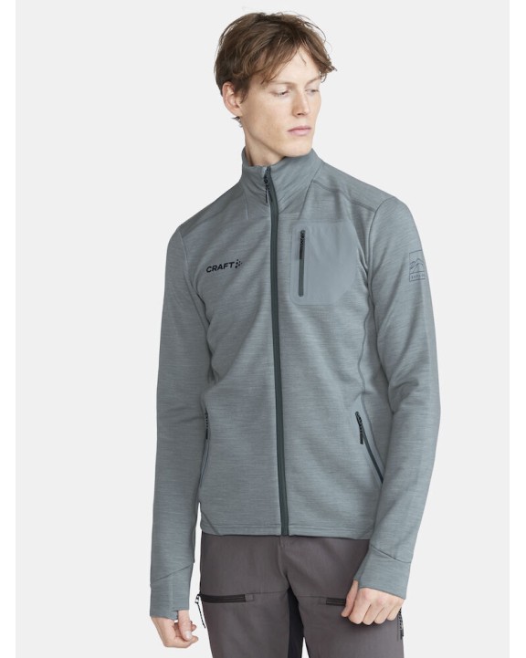 CRAFT Pro Explore Wool Midlayer M Jacke personalisierbar