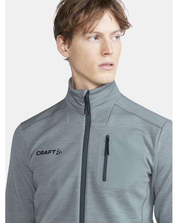 CRAFT Pro Explore Wool Midlayer M Jacke personalisierbar