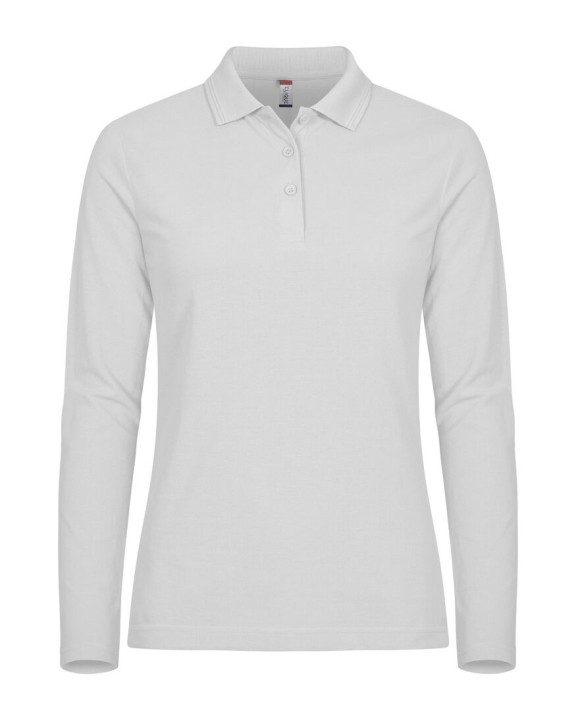 Polo personnalisable CLIQUE Manhattan L/S Women