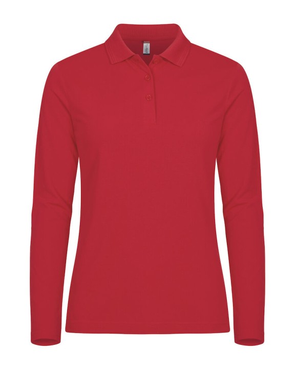 Polo personnalisable CLIQUE Manhattan L/S Women