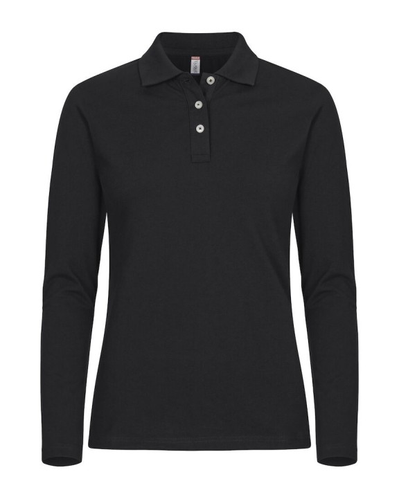 Polo personnalisable CLIQUE Stretch Premium Polo L/S Women