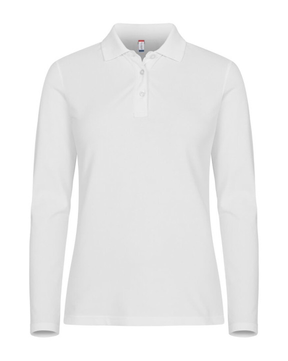 Polo personnalisable CLIQUE Stretch Premium Polo L/S Women