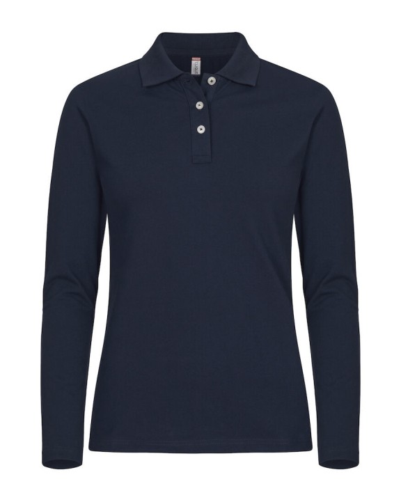 Polo personnalisable CLIQUE Stretch Premium Polo L/S Women