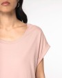 NATIVE SPIRIT Umweltfreundliches Damen-T-Shirt mit Reversärmeln T-Shirt personalisierbar
