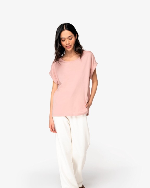 T-shirt personnalisable NATIVE SPIRIT T-shirt écoresponsable manches à revers femme