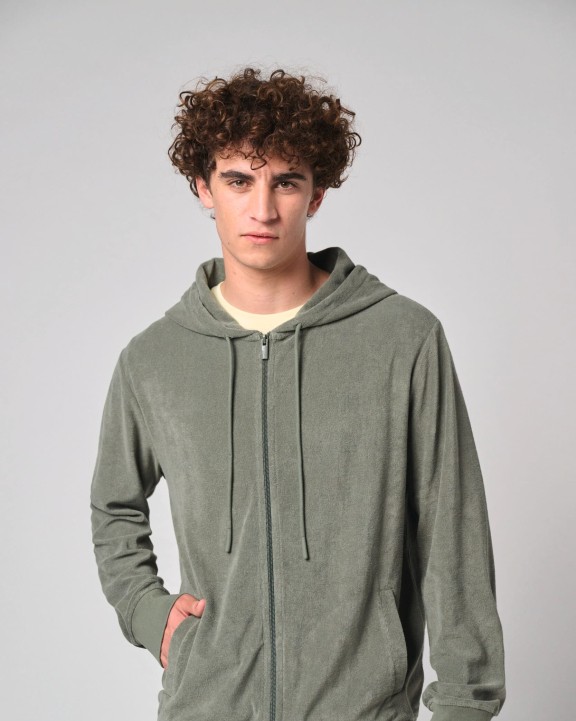 Sweat-shirt personnalisable NATIVE SPIRIT Sweat-shirt écoresponsable en éponge zippé à capuche homme