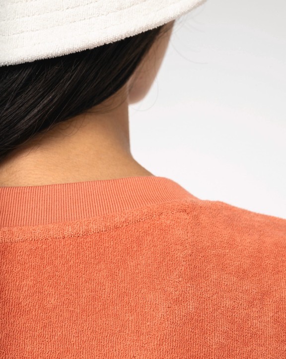 Jurk NATIVE SPIRIT Ecologische badstof t-shirtjurk met afhangende mouwen voor bedrukking &amp; borduring
