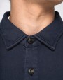Chemise personnalisable NATIVE SPIRIT Surchemise écoresponsable délavée en molleton gratté homme