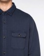 Chemises personnalisable NATIVE SPIRIT Surchemise écoresponsable délavée en molleton gratté homme