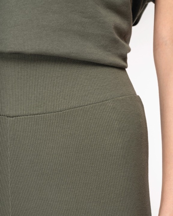 Bermuda & Short NATIVE SPIRIT Ecologische geribde damesshort voor bedrukking &amp; borduring